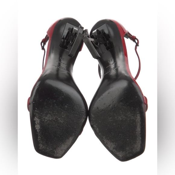 Yves Saint Laurent Red Elegant Heels - Picture 5 of 5